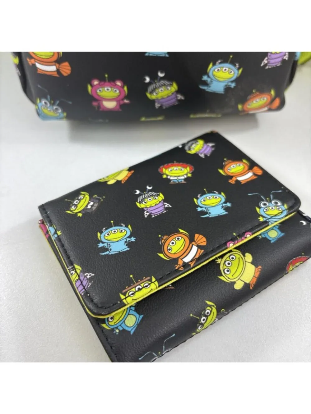 Disney Pixar Toy Story Alien Remix Mini Backpack Loungefly New With Wallet